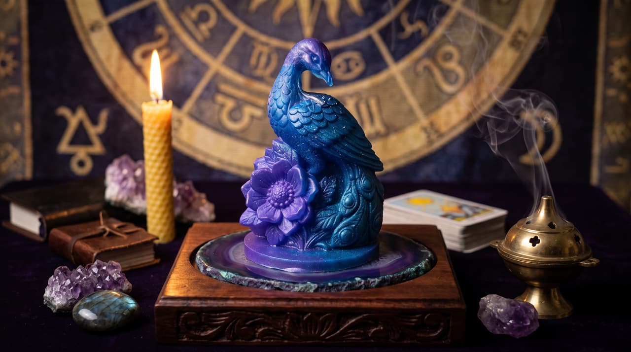 Le Paon Ésotérique – Symbole Sacré de Protection, Renaissance et Éveil Spirituel